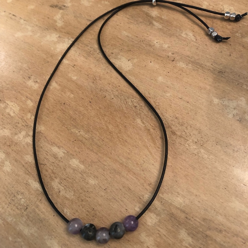 Amethyst & Labradorite Necklaces